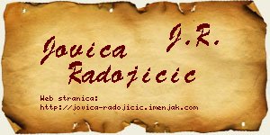 Jovica Radojičić vizit kartica